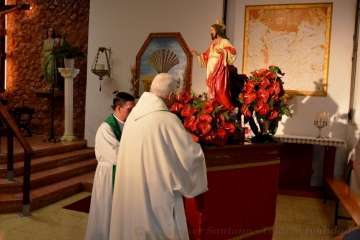 Misa y procesión del Sagrado Corazón de Jesús en La Garita (Foto Francisco Javier Santana)